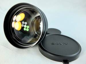 * exterior beautiful goods * Sony SONY VCL-HG2037Y!tere conversion lens!HANDYCAM for seeing at distance! original FR cap attached!#00520#9999#08940#001