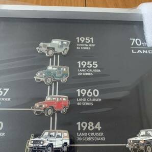 非売品 未開封ランドクルーザー 70周年 記念 ピンバッジ 70th ANNIVERSARY LAND CRUISER ランクル300 成約記念品の画像5