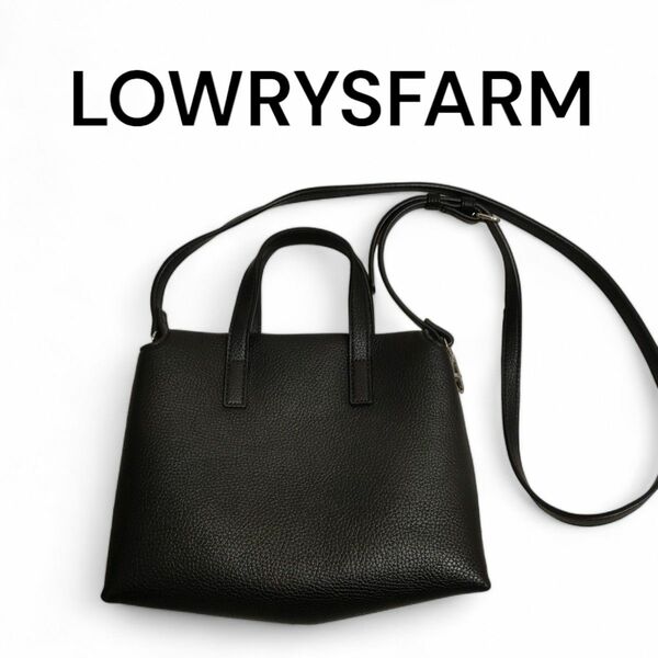 【美品】 LOWRYSFARM ローリーズファーム 3ROOM2WAYBAG