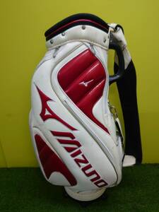 [Перевод муравьев Специальная цена! ] Mizuno Mizuno Caddy Bag White X Red