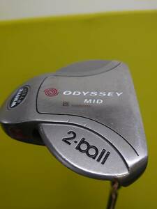 オデッセイ　ホワイトスチール　２ボール　MID　ODYSSEY　WHITE　STEEL　2BALL　MID　パター　右