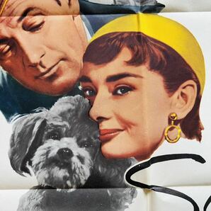 「麗しのサブリナ」① 映画ポスター USA版 ワンシート オリジナルポスター アメリカ版ポスター A・ヘプバーン 1962年再公開版の画像3