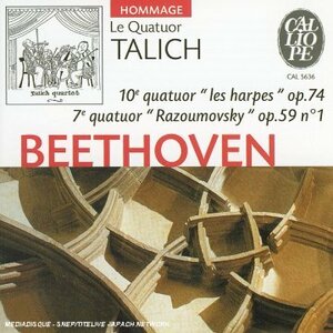 Beethoven: Qts Op74 & Op59/1(中古品)