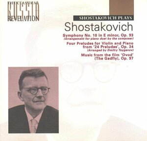 Shostakovich: Symphony No.10 (for Piano Duet), 4 Preludes, The Gadfly(中古品)