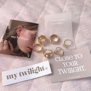 mytwilight リング アクセサリー ステッカー セット 未使用品 美品