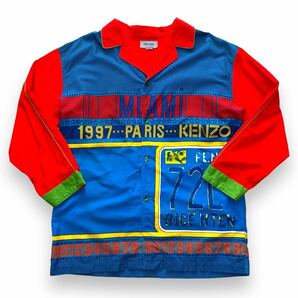 1997s kenzo paris shirts 90s collection archive rare vintage Japanese label brand kenzo Takadaの画像1