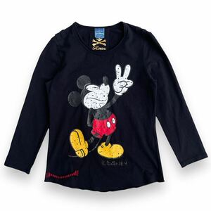 00s roen × Disney Mickey Mouse 散弾銃 damage t shirts collection archive roar rare Japanese label