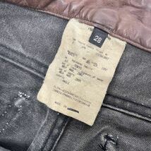 00s rip van winkle coating aging flare pants rare Japanese label vintage sick grunge _画像7