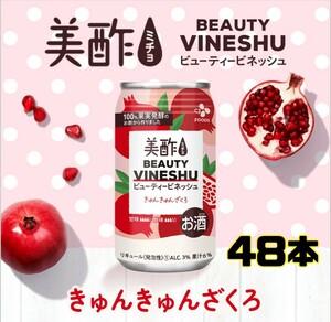 美酢 BEAUTY VINESHU きゅんきゅんざくろ 2ケース(48本) 酎ハイ ミチョ美酢ざくろ