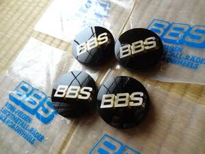 マーク 艶有 BBS 純正品 ホイールマーク 56ミリ PCD100用 センターキャップ ４個 黒金