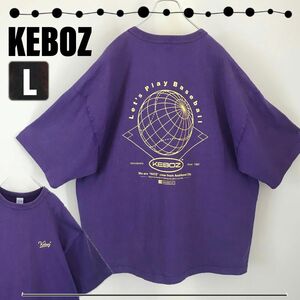 KEBOZ ケボズ★ベースボール/Let’s Play Baseball★オーバーサイズTシャツ★メンズL