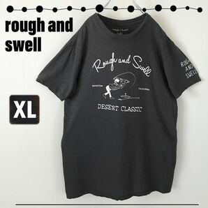 rough and swell ラフアンドスウェル★desert classic/アンクルゴルフTシャツ★スラブ天竺★メンズXL