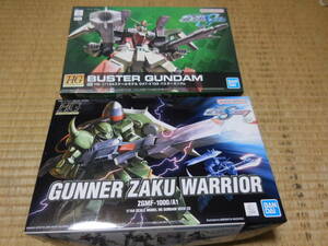 PGAC80【中古/訳あり】 1/144 SEED-HGシリーズ　～　バスターガンダム、ガナーザクウォーリア　計2種セット