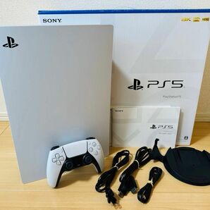 PlayStation 5 CFI-1200A01 PS5 プレイステーション5 本体 充電器セット