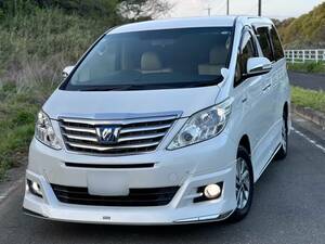 201220AlphardHV X 極beautiful condition 4WD/モデリスタフルBody kit/GenuineNavigation/両側パワースライドドア/Cruiseコントロール/ETC Authorised inspection令和1995August迄