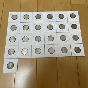 古銭 コイン 銀貨　稲100円　稲百円　13枚　オリンピック100円　12枚　合計25枚　