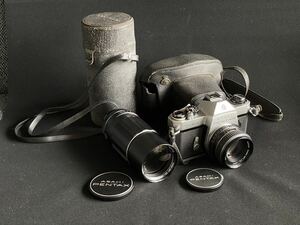 ジャンク品　PENTAX SPF 本体　レンズ　55mmF1.8 200mmF4 一眼レフカメラ フィルムカメラ