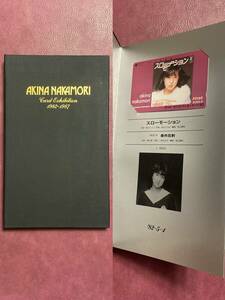 中森明菜　テレホンカード　AKINA NAKAMORI Card Exhibition 1982〜1987 50度数全18枚　未使用　テレカ　コレクション