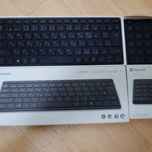 Designer Compact Keyboard 21Y-00049（黒） +マイクロソフト ナンバー パッド 23O-00002（黒）の画像2