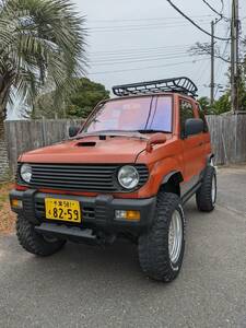 Authorised inspection査受けたて Pajero Mini自然を楽しむ Offroad女子 丸目2灯 AT turbo 4WD リフトアップ マッドTires アウトドアcustom #Jimny