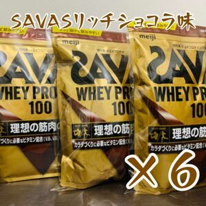【マサキ様専用】SAVAS ホエイプロテイン　リッチショコラ味 ×6セット 