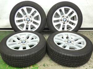 7G】【送料記載】横浜市 BMW ABA-VA20 純正タイヤホイールセット 16インチ 7J +34 / GOODYEAR 205/55R16 120ー5H【404210】