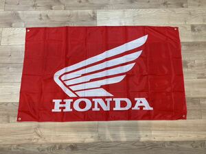 約150x90cm ホンダ 特大フラッグ バナー タペストリー 旗 ガレージ装飾 HONDA 旧車 USDM JDM ロゴ CBR 世田谷 店舗装飾 バイク