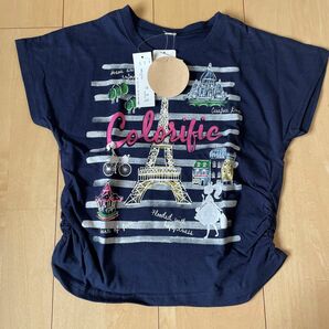 ギャザーTシャツ110新品