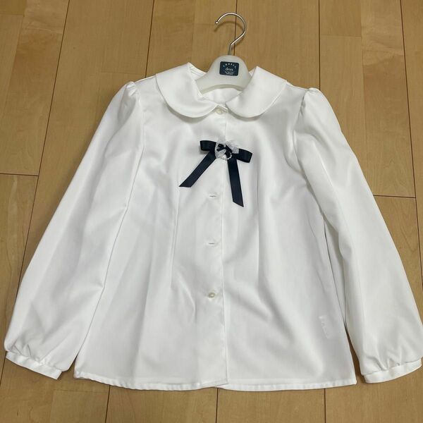 女の子 ブラウス 白130新品