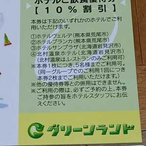 ★送料６３円～★グリーンランド株主優待入場券２枚＆ホテル飲食10%割引券２枚★2024年９月3０日まで★の画像5