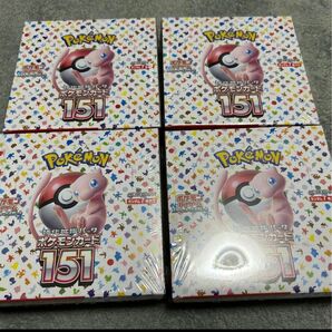 ポケモンカードゲーム　151 シュリンク付き　4BOX