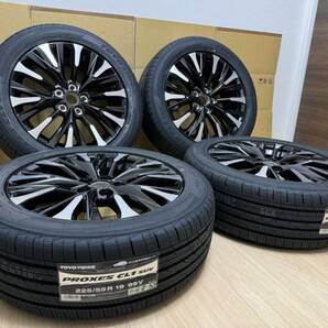 ☆ 新品 40系 アルファード ヴェルファイア エグゼクティブラウンジ 純正19インチAW/タイヤ新品 PROXES CL1 2024年製 ☆の画像1