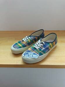 VANS Authentic 44d anaheim og plaid アナハイム us9.5 27.5㎝ ネイビー ホワイト