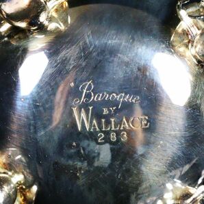 『Wallace』『Baroque』バロック ティーサービス 3点 【シルバープレート】ティーポット/ミルク/シュガー 銀製 箱付き[63155qu]の画像6