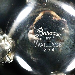 『Wallace』『Baroque』バロック ティーサービス 3点 【シルバープレート】ティーポット/ミルク/シュガー 銀製 箱付き[63155qu]の画像5