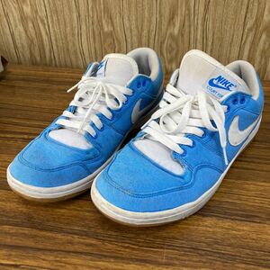 NIKE ナイキ COURT FORCE LOW コート フォース LOW CUT スニーカー 27.5cm メンズ 靴 シューズ 青系 313561-410