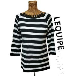 LEQUIPE 　レキップ　ヨシエイナバ　ボーダー ロンT　Tシャツ