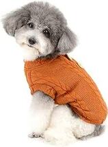 RANPHY 犬の服 小型犬 犬服 秋冬 セーター オーバーオール ニットセーター ドッグウェア おしゃれで可愛い 洋服 コート _画像1