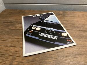 BMW Japan Corp. E30E28E24M3M5M6 カタログ 日本語版 ALPINAアルピナHARTGEハルトゲAC SCHNITZER ACシュニッツァー 希少な当時物 旧車 JDM