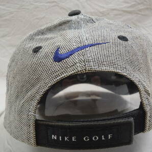 中古 NIKE GOLF 旧モデル ストラップバック キャップ グレー/黒 USED ナイキ ゴルフ 帽子 おてがる配送ゆうパック 匿名配送の画像4