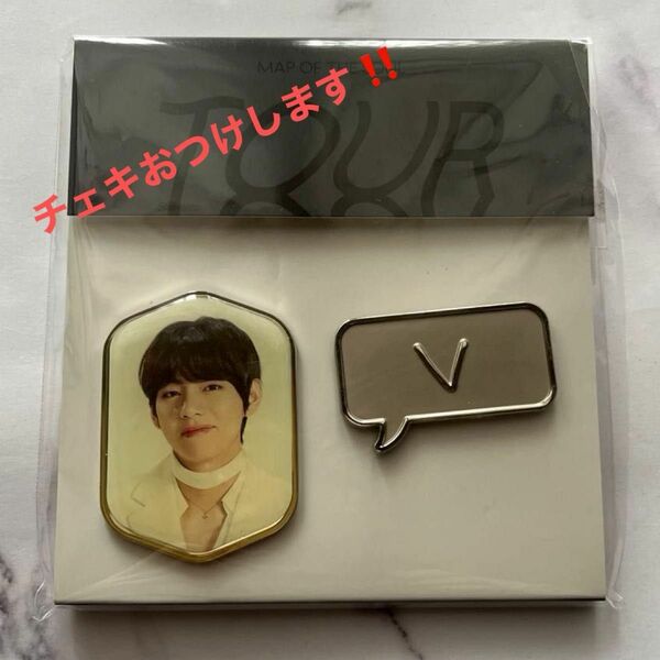 BTS BADGE SET V チェキ付き