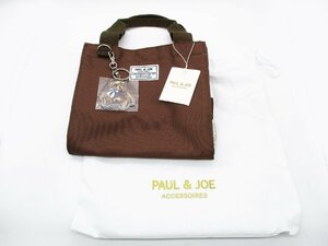 ★【美品】PAUL＆JOE ポール＆ジョー バッグ ミニ トート エコバッグ テディベアのキーホルダー 保存袋 タグ付き★/H