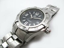 ★TAG HEUER タグホイヤー WN1310-0 プロフェッショナル200M QZ クオーツ デイト 3針 黒文字盤 SS レディース腕時計 コマ×3 箱付き★/H_画像5