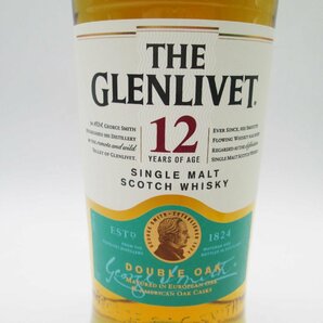 ■【未開封】THE GLENLIVET ザ グレンリベット DOUBLE OAK シングルモルト スコッチウイスキー 12年 700ml 40% 洋酒■/Aの画像2