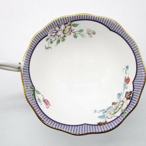 ★WEDGWOOD ウェッジウッド MIDNIGHT CRANE カップ&ソーサー 陶器 金彩★/Hの画像4