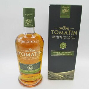 ■【未開封】TOMATIN トマーティン バーボン＆シェリーカスク 700ml 43% 12年 スコッチ ウイスキー 洋酒■/Aの画像1