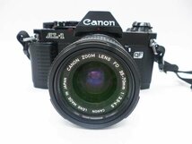 ■Canon キャノン AL-1 QF 35mm フォーカルプレーンシャッター式 一眼レフ フィルムカメラ マニュアルフォーカス レンズ2点 付属品■/A_画像2