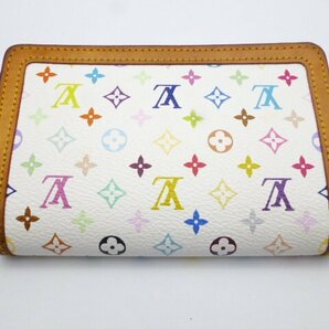 ☆Louis Vuitton ルイヴィトン マルチカラー ポルトモネ ヴィエノワ 二つ折り財布 がま口 ブロン☆/Nの画像2