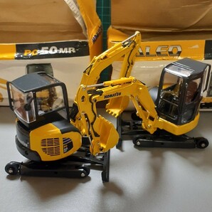 ☆ 新品未使用 訳あり品 ☆２台セット ☆ ダイヤペット ☆ ゴムキャタピラー無し ☆ KOMATSU ☆小松 油圧 シャベル ☆ GALEO ☆ PC 50MR ☆の画像1