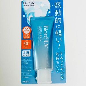 未開封　ビオレUV アクアリッチ ウォータリーエッセンス 70g SPF50＋ PA＋＋＋＋ 日焼け止め 化粧下地 日本製